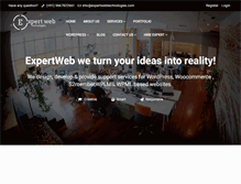 Tablet Screenshot of expertwebtechnologies.com